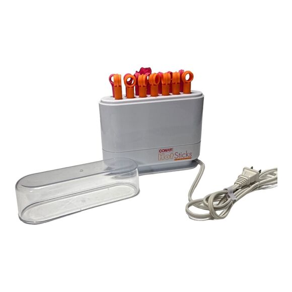 CONAIR Hot Sticks Hair Setter 14 Flexible‎ Rollers Curlers TESTED & WORKING VTG - Picture 3 of 16